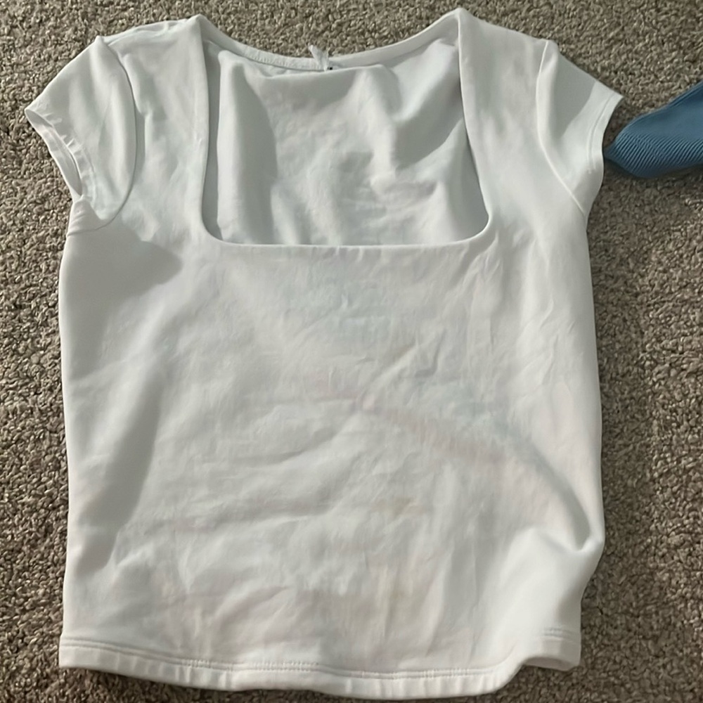 garage white tee